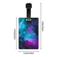 thumbnail image 4 of Galaxy Luggage Tag Pvc Identifier Card Holder Label Travel Bag Tag, 4 of 6
