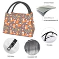 thumbnail image 4 of Honeii Cute Little Fox Print Cooler Bag Insulated, Large Leakproof Soft Sided Portable Cooler Bag,Lunch Box Lunch Bag, 4 of 6