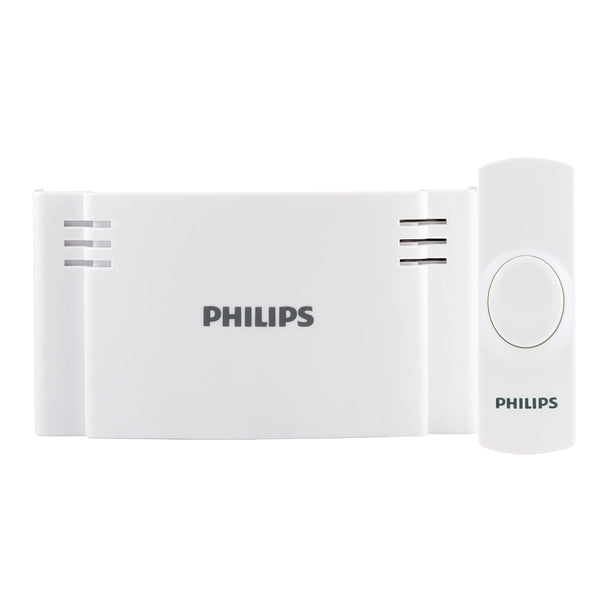 Kit de timbre inalámbrico Philips DES1120W/27 150 m blanco