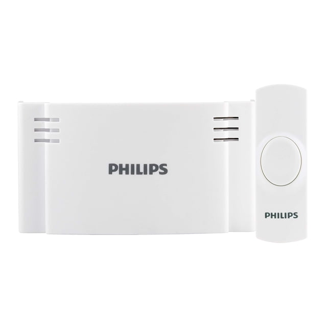 Kit de timbre inalámbrico Philips DES1120W/27 150 m blanco