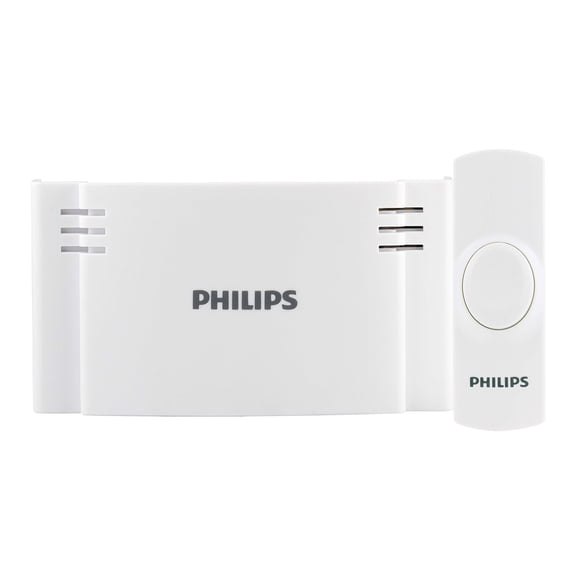 Kit de timbre inalámbrico Philips DES1120W/27 150 m blanco
