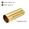 thumbnail image 2 of Uxcell Sheet Roll, 1Pcs x Metal Foil Plate 40" Length x 6" Width x 0.004" Thickness, 2 of 5