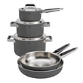 thumbnail image 2 of ZWILLING Pure 8-pc Stainless Steel Cookware Set, Grey, 2 of 7