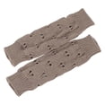 thumbnail image 2 of Guantes Invierno para Mujer, de Punto con Orificio para El Calentadores de Elásticos Unisex de Color Sólido, Térmica C BLESIY guantes largos sin dedos, 2 of 5