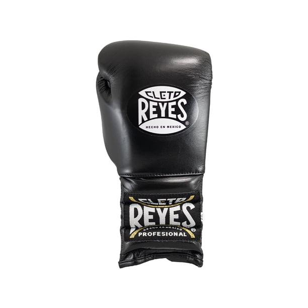 Cleto Reyes, Training Gloves with Laces, 16oz, Black Nylon