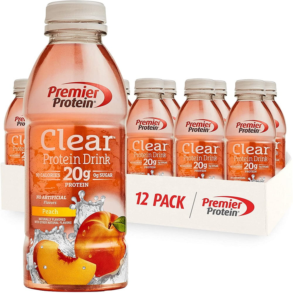 Premier Protein Premier Clear Protein Drink Peach (12/16.9 Fl Oz Net Wt