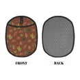 thumbnail image 2 of Pofeuu Cute Armadillos Print Silicone Pot Mat Mitten With Hanging Loop Heat Resistant Oven Mitts Non-Slip Bbq Baking Smoking Potholders, 2 of 7