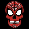 thumbnail image 2 of Men's Marvel Halloween Spider-Man Sugar Skull Pull Over Hoodie, 2 of 4
