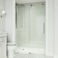 thumbnail image 4 of Vigo Vg6044cl7276 Elan Cass 76" High X 72" Wide Sliding Frameless Shower Door - Chrome, 4 of 7
