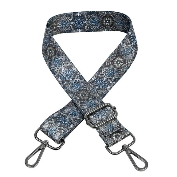 TELOLY Adjustable Wide Shoulder Strap Replacement Purse Strap Bohemian Style Handbag Accessories for Crossbody Purse Handbag Guitar Type 12