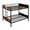 Black&Brown, variant on Aukfa Bunk Bed Full over Full, Heavy Duty Metal Bunk Bed for Dorm Bedroom, Black