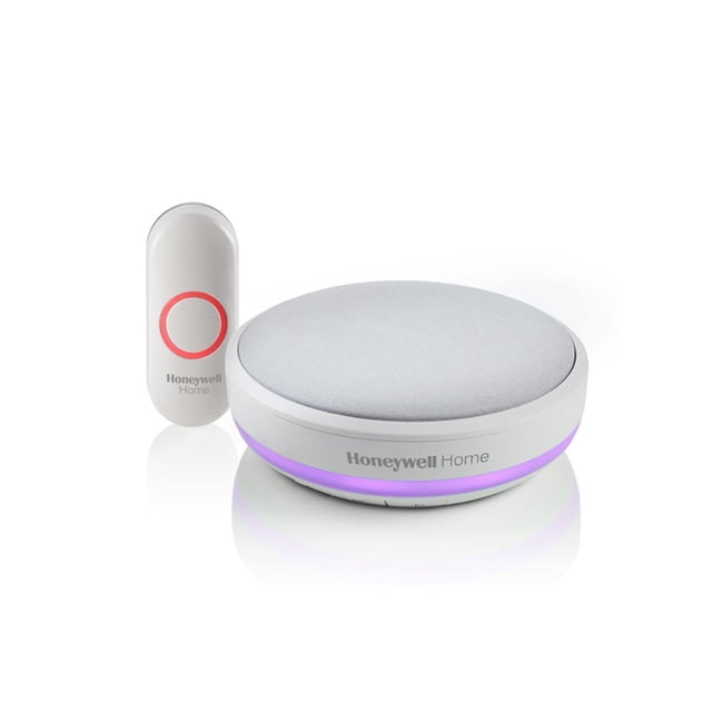 Honeywell Home RDWL415A Serie 4 Timbre inalámbrico portátil con luz nocturna y pulsador