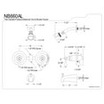 thumbnail image 3 of Kingston Brass NB660AL Water Onyx Twin Lever Handl, 3 of 3