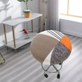 thumbnail image 4 of Housse de Tabouret Ronde Extensible, Lavable pour Bar Pub, Salle à Manger, 4 of 8