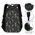 thumbnail image 2 of Hirioo Retro Skeleton Dancing On Halloween Party for Travel Laptop Backpack with USB Charging Port for Men and Women, 2 of 7