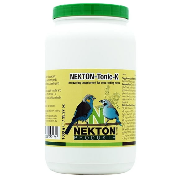 NEKTON Tonic-K Restorative Supplement for Seed-Eating Birds 35.27 oz (1000g)