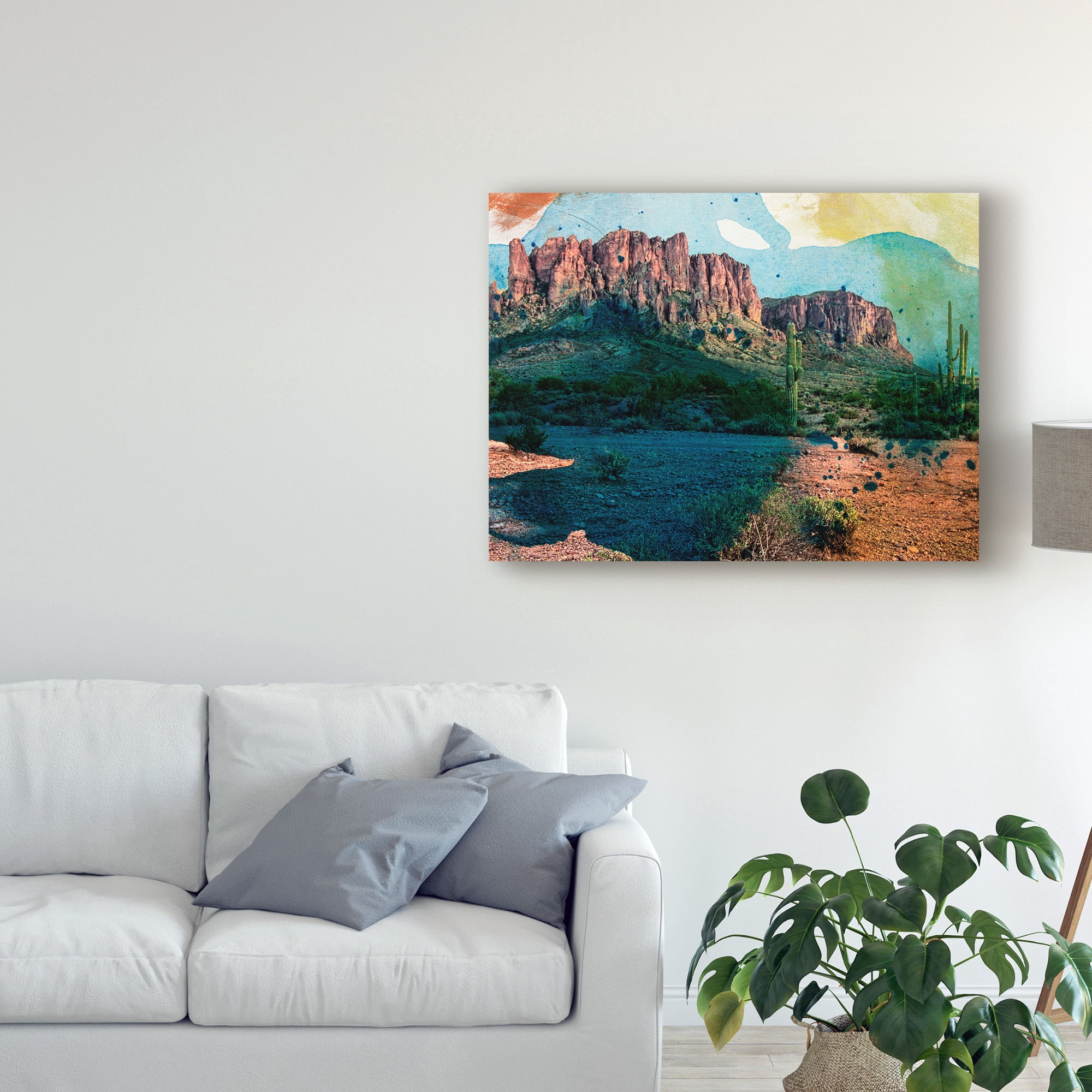 Arizona Abstract' Canvas Art by Sisa Jasper