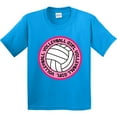 thumbnail image 3 of Inktastic Volleyball Girl Youth T-Shirt, 3 of 5