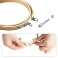thumbnail image 3 of Aros para bordar FEBSNOW, 10 cm, material natural, 16 unidades, 3 of 5