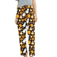 thumbnail image 4 of Leesechin Halloween Pajamas Pants for Women Men Cartoon Lounge Pj Print Pants Causal Sleep, 4 of 6