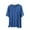 Blue, variant on Uaswgudfs Women's Summer Short Sleeve Pajama Top | Soft Henley Crew Neck Sleep Tee | Breathable Cotton Pjs for Ladies 2025