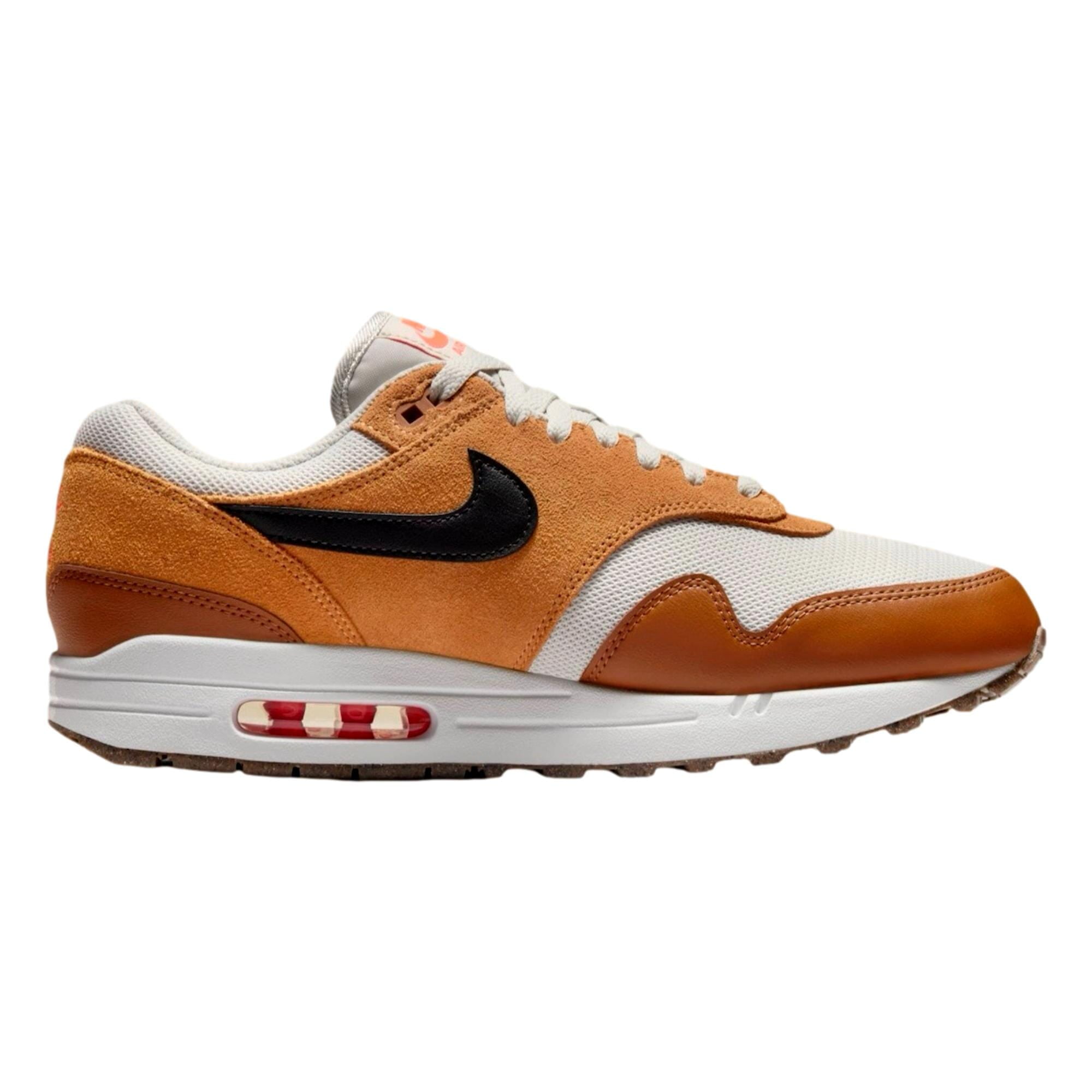 Men's Nike Air Max 1 ESS Light Bone/Black-Flax (FZ5808 004) - 8.5