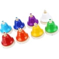 thumbnail image 1 of Childrens Handbell Toy, Metal and Plastic 8-Note Musical Instrument for Kids, Fun for Family Music Learning and Coordination Development,Multicolor, 1 of 9