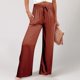 thumbnail image 1 of WILLBEST Pantalones Casuales de Mujer con Cintura Alta y Pierna Ancha para Uso Diario, Actividades al Aire Libre y Comodidad En el Hogar con Un Diseño Arrugado Único. Extra Grande, 1 of 4