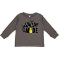 thumbnail image 3 of Inktastic Vacay Mode with Palm Trees Sun and Pineapple Boys or Girls Long Sleeve Toddler T-Shirt, 3 of 5