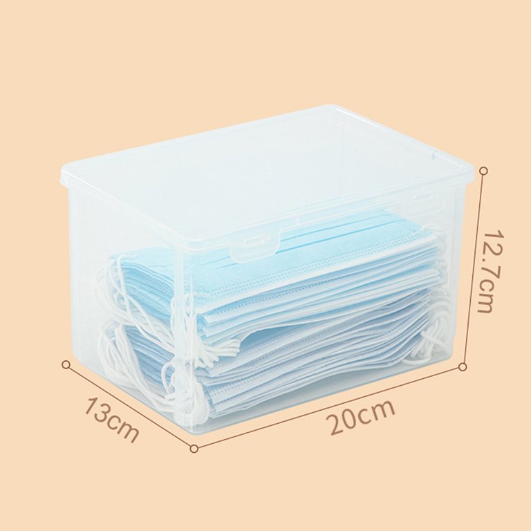 Yesbay Face Cover Storage Box al Waterproof Clear Versatile Wet Wipe  Container for Bedroom 