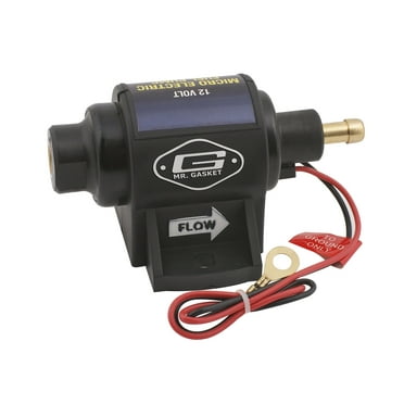 Mr Gasket 12S Electric Fuel Pump Fits select: 1966-1982 FORD MUSTANG, 1967-1985 CHEVROLET CAMARO
