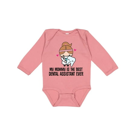 

Inktastic Dental Assistant Mommy Gift Baby Girl Long Sleeve Bodysuit