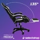 thumbnail image 3 of Silla Gamer Reclinable con Reposa Pies Silla Gaming Ergonómica Ajustable, 3 of 6