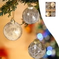 thumbnail image 6 of Taotanxi Christmas Ball Ornaments Set, Farmhouse Shatterproof Christmastree Decorations,6ct Large Plastic Hanging Ornaments,80mm/3.1,Neutral, 6 of 6