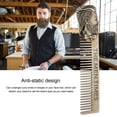 thumbnail image 2 of Professional Head Shape Beard Comb Set Portable Beard Oil Care Tool, 2 of 5