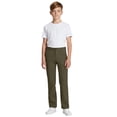 thumbnail image 2 of Kureaily Girls And Boys Zipper Style Pants Kids Dress Pants High Stretchy With Pockets Size 5 16 Years/ 5-6 Years/ Little Kid (Green), 2 of 5