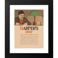 thumbnail image 2 of Edward Penfield 14x18 Black Modern Framed Museum Art Print Titled - Harper's 1897. January Number Contains (1897), 2 of 5