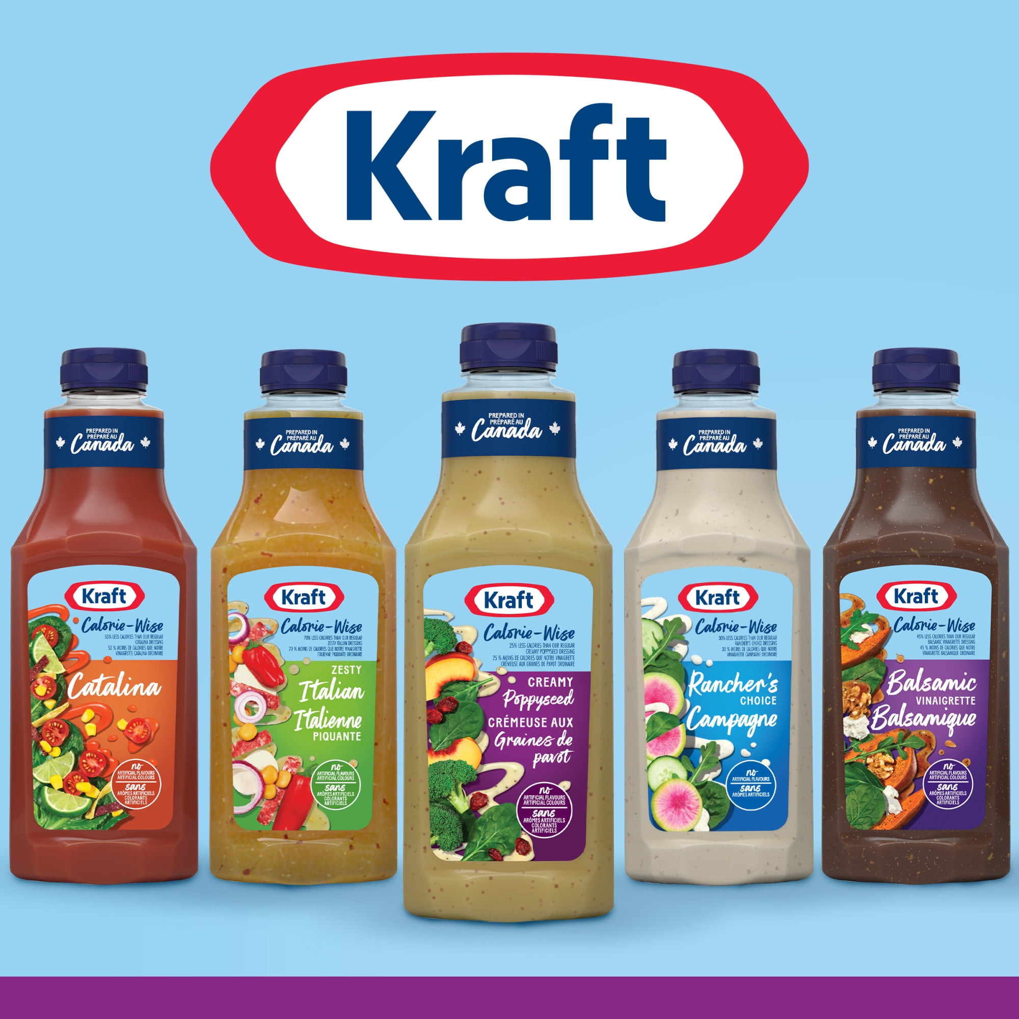 Kraft Calorie-Wise Creamy Poppyseed Salad Dressing, 425 mL Bottle
