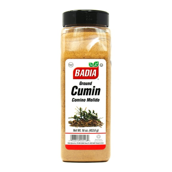 Pack of 6, Badia Ground Cumin, 16 oz