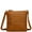 Light Brown, variant on Camile Three Zip Crossbody Bag - Mustard
