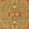 thumbnail image 4 of SAFAVIEH Antiquity Beaufort Traditional Floral Wool Area Rug, Teal/Beige, 2' x 3', 4 of 5