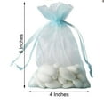 thumbnail image 3 of BalsaCircle 10 Pieces 4" x 6" Organza Favor Bags Wedding Party Favors Gift, 3 of 4