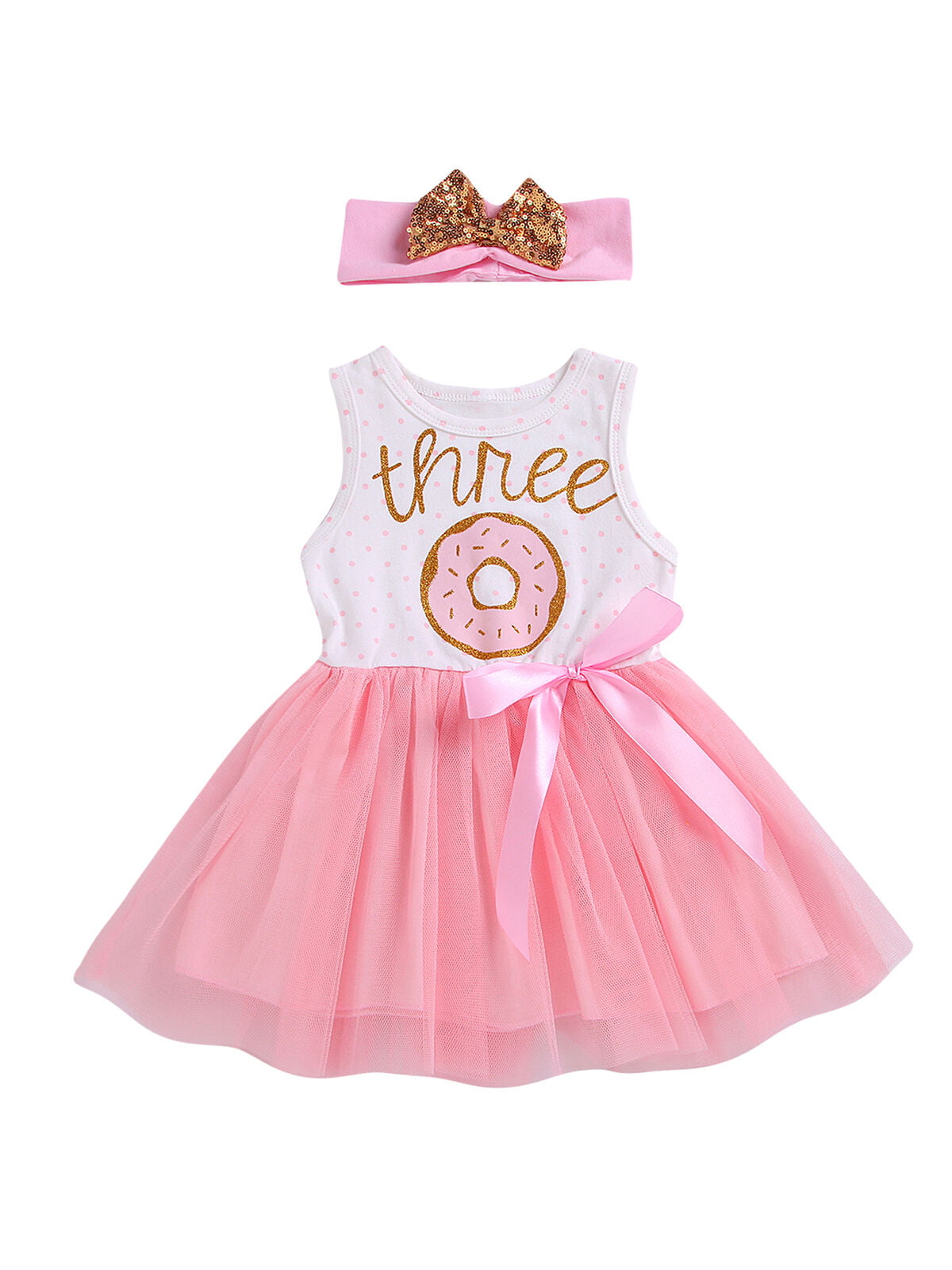 Crown Baby Girl 1st/2nd/3rd Birthday Party Dress Princess Cake Smash Tutu Skirt 