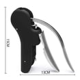 thumbnail image 5 of Vertical Lever Corkscrew Wine Bottle Opener - Ergonomic Handle - Non-Slip - Multifunctional Quick Open Beverage Bottle Tool - Essential Home Bar Supplies, 5 of 7