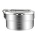 thumbnail image 1 of Fiambrera de acero inoxidable de 1,5 l con bolsa de almacenamiento, olla para acampar, 1 of 7