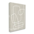 thumbnail image 3 of Stupell Industries Contemporary White Line Shapes Minimal Grain Design Canvas Wall Art, 36 x 48, Design by Alpenglow Workshop, 3 of 5