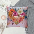 thumbnail image 2 of SHANXI Flower Name Pet Pillow Covers Design /Love Cushion Covers Printing for Car Sofa Bed Couch 20x20in, 2 of 5