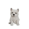 thumbnail image 1 of Garden Decor Animal Statue White Terrier Puppy, 1 of 5