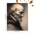 thumbnail image 3 of Qisvanset Tropical Leaf Abstract Woman Canvas Print 12x16 Inch Cafe Decor, 3 of 8