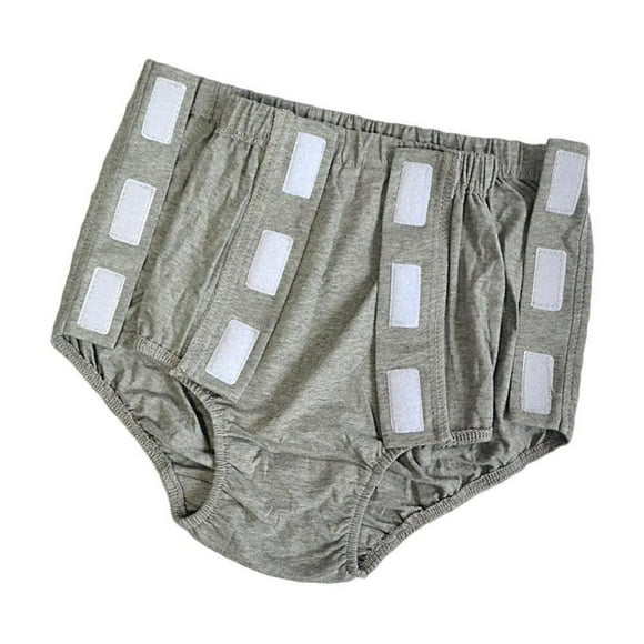 Freer Women Adults Reusable Incontinence Pant Diaper Protective Grey XXXL